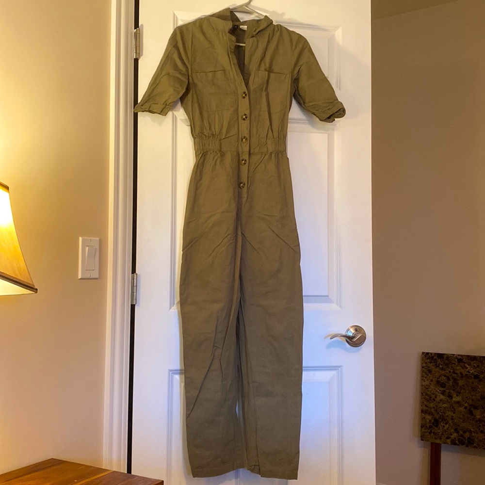 H&M Army Green Jumpsuit